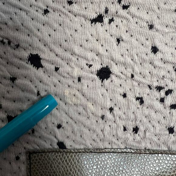 KIYO Jacket Womans Large Art to Wear Splatter Long Sleeve Textured Tan Black - Picture 6 of 6